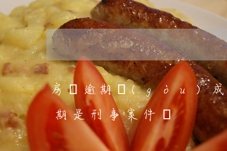 房貸逾期構(gòu)成刑事犯罪嗎(貸款逾期是刑事案件嗎)