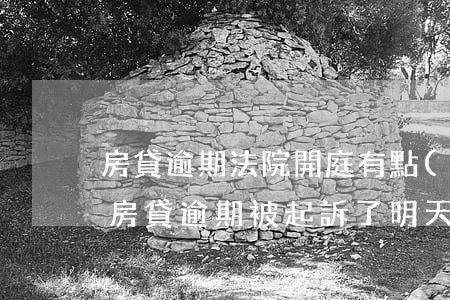 房貸逾期法院開庭有點(diǎn)害怕-房貸逾期被起訴了明天開庭怎么辦