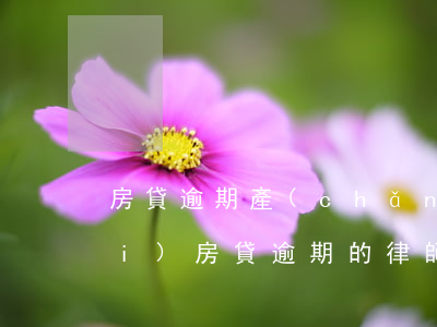 房貸逾期產(chǎn)生的律師費(fèi)（房貸逾期的律師費(fèi)）