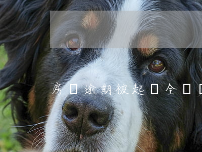 房貸逾期被起訴全額還款