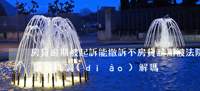 房貸逾期被起訴能撤訴不(房貸逾期被法院起訴可以調(diào)解嗎?)