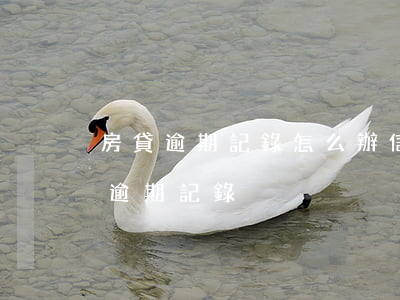 房貸逾期記錄怎么辦信用卡(辦房貸信用卡有逾期記錄)