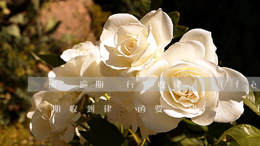 房貸逾期銀行亂收律師費(fèi)(房貸逾期收到律師函要給律師費(fèi)用嗎)
