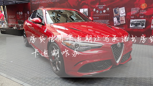 房贷信用卡逾期让写承诺书(房贷担保人信用卡逾期咋办)