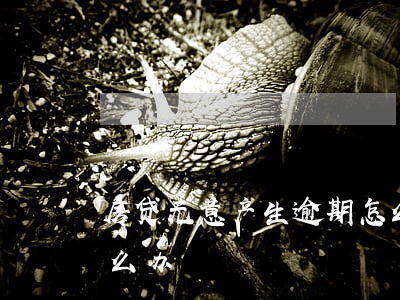 房贷无意产生逾期怎么办(贷款买房逾期了怎么办)