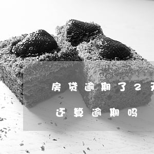 房贷逾期了2天怎么还款(房贷还款日后2天还算逾期吗)