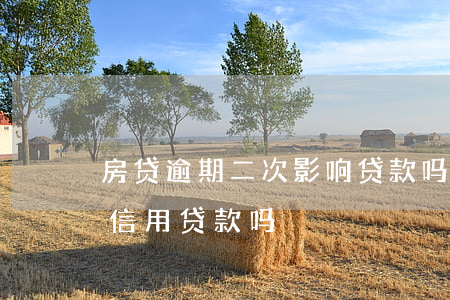 房贷逾期二次影响贷款吗(贷款逾期两次影响信用贷款吗)