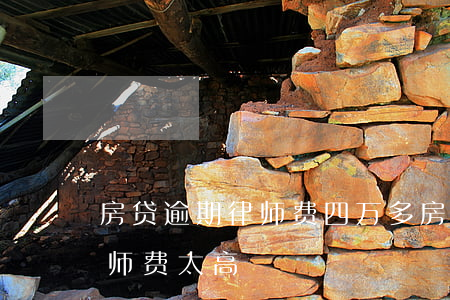 房贷逾期律师费四万多(房贷逾期已还款 但律师费太高)