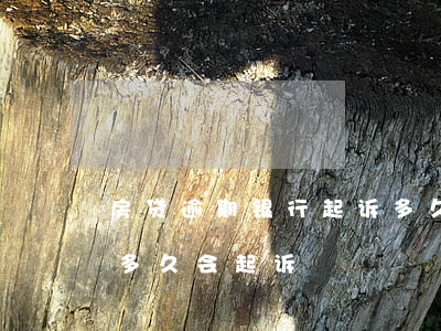 房贷逾期银行起诉多久开庭-房贷逾期银行多久会起诉