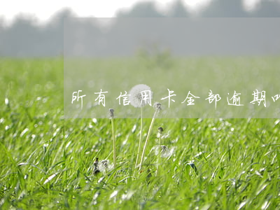 所有信用卡全部逾期咋辦