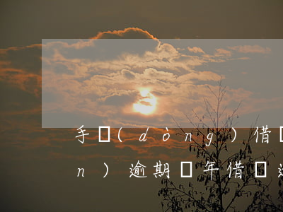 手動(dòng)借唄欠5000萬(wàn)逾期幾年(借唄逾期500多天)