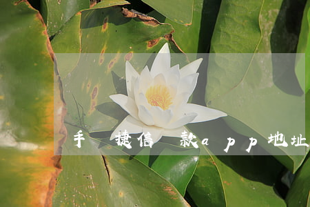 手機捷信貸款app地址