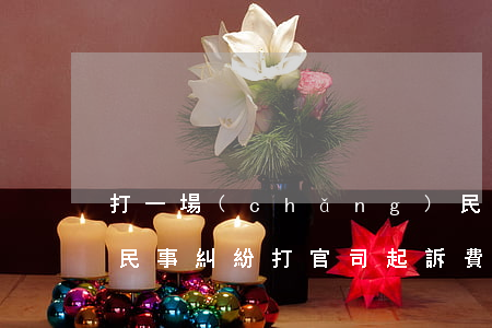 打一場(chǎng)民事訴訟要花多少錢(民事糾紛打官司起訴費(fèi)需要多少錢)