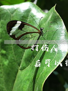 打伤人取保候审可以报医药费吗(被别人打伤后可以报销医药费吗)