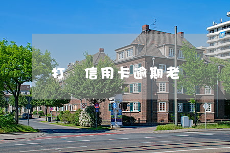 打擊信用卡逾期老賴