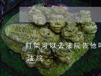 打架可以去法院告他吗(双方打架,被对方告到法院)