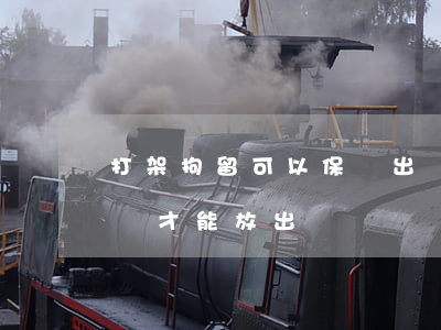 打架拘留可以保釋出來嗎(打架被拘留要怎么樣才能放出來)