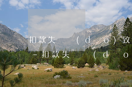 扣款失敗導(dǎo)致逾期上征信怎么辦-扣款失敗導(dǎo)致逾期上征信怎么辦呢