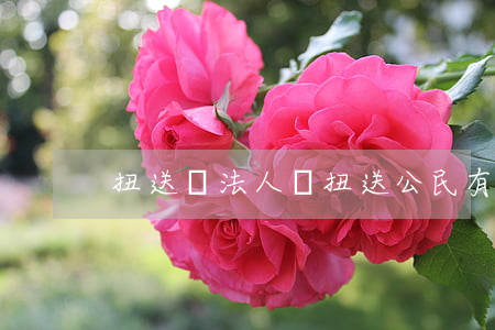 扭送違法人員扭送公民有獎勵嗎