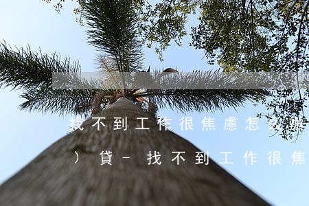 找不到工作很焦慮怎么辦還欠網(wǎng)貸-找不到工作很焦慮怎么辦還欠網(wǎng)貸的人