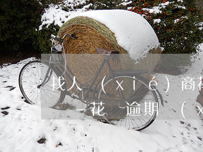 找人協(xié)商花唄逾期需要一個月時間-花唄逾期協(xié)商不成要多長時間才會被起訴