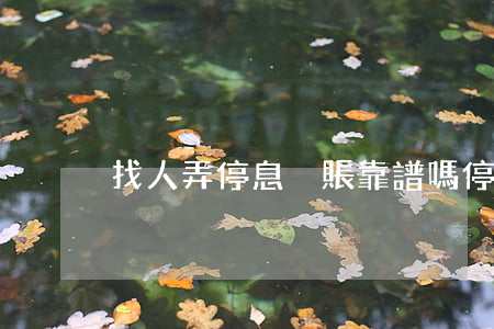找人弄停息掛賬靠譜嗎(停息掛賬怎么說)