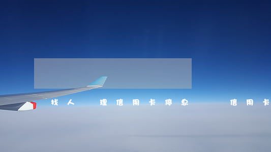 找人辦理信用卡停息掛賬(信用卡可以辦停息掛賬嗎)