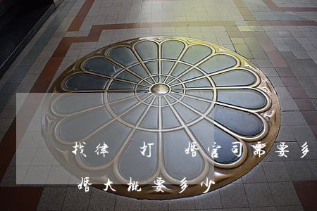找律師打離婚官司需要多少錢(找律師起訴離婚大概要多少錢)