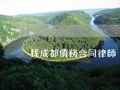 找成都債務合同律師