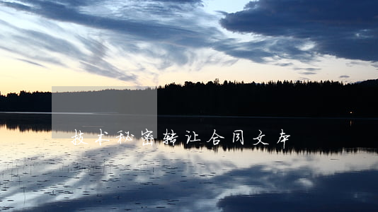 技术秘密转让合同文本