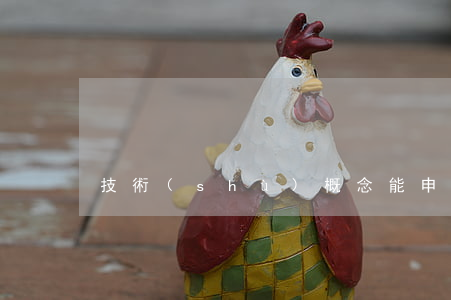 技術(shù)概念能申請專利嗎