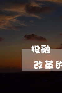 投融資體制改革是什么（我國金融投融資體制改革的基本思路）