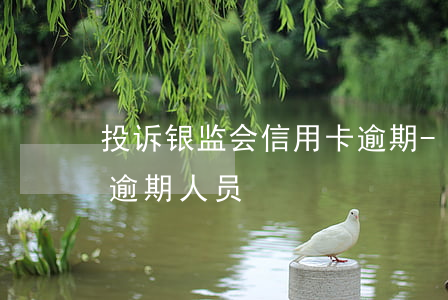 投诉银监会信用卡逾期-投诉银监会信用卡逾期人员