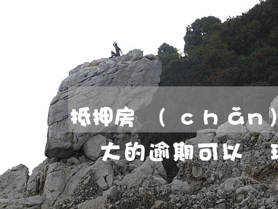 抵押房產(chǎn)貸款逾期征信(征信有較大的逾期,可以辦理房產(chǎn)抵押貸款)