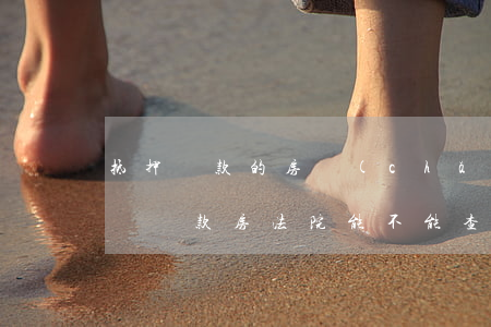 抵押貸款的房產(chǎn)法院可以查封嗎(貸款房法院能不能查封)