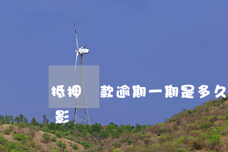 抵押貸款逾期一期是多久(抵押貸逾期一天有影響嗎?)