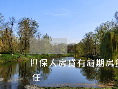担保人房贷有逾期(房贷逾期担保人承担的责任)