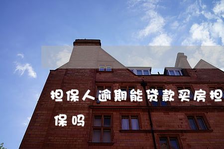 担保人逾期能贷款买房(担保人有逾期可以担保吗)