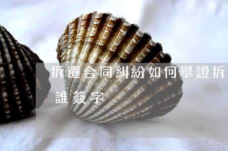 拆遷合同糾紛如何舉證(拆遷協(xié)議誰簽字)