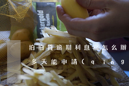 拍拍貸逾期利息高怎么辦(拍拍貸逾期200多天能申請(qǐng)減免罰息嗎)