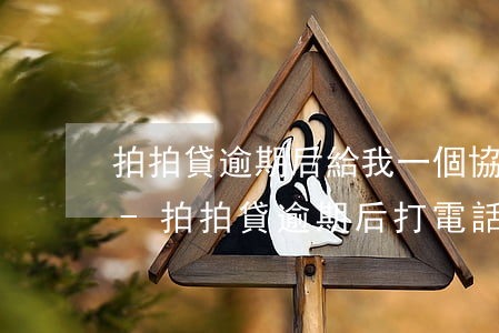 拍拍貸逾期后給我一個協(xié)商電話-拍拍貸逾期后打電話說把我告了是真的嗎