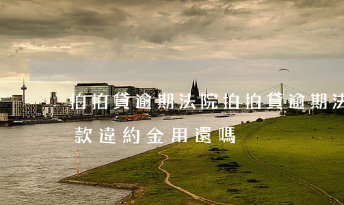 拍拍貸逾期法院(拍拍貸逾期法院會怎么判還款違約金用還嗎)