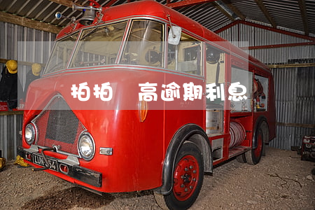 拍拍貸高逾期利息