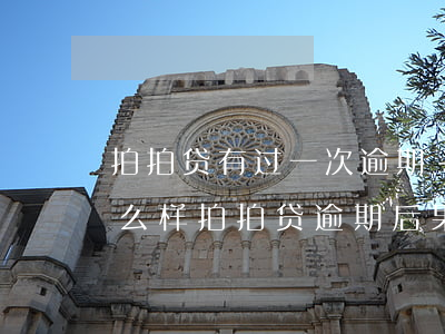 拍拍贷有过一次逾期-拍拍贷逾期一天会怎么样?拍拍贷逾期后果介绍
