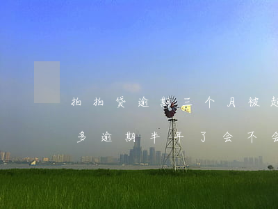 拍拍贷逾期三个月被起诉(差拍拍贷3000多逾期半年了会不会起诉)