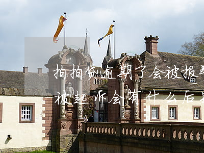 拍拍贷逾期了会被报警吗(拍拍贷逾期多久会被起诉会有什么后果)
