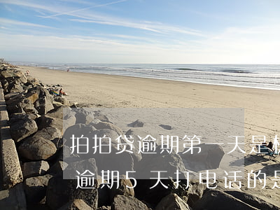 拍拍贷逾期第一天是机器人电话吗-拍拍贷逾期5天打电话的是机器人吗