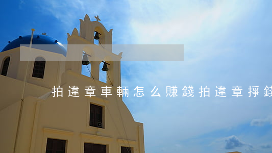 拍違章車輛怎么賺錢(拍違章掙錢)