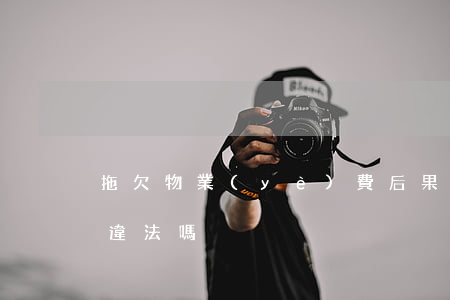 拖欠物業(yè)費后果(欠物業(yè)費違法嗎)