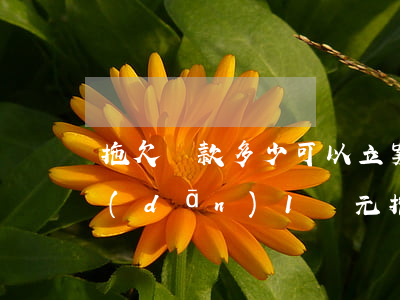 拖欠貨款多少可以立案買車(車貸逾期要承擔(dān)1萬元拖車費)